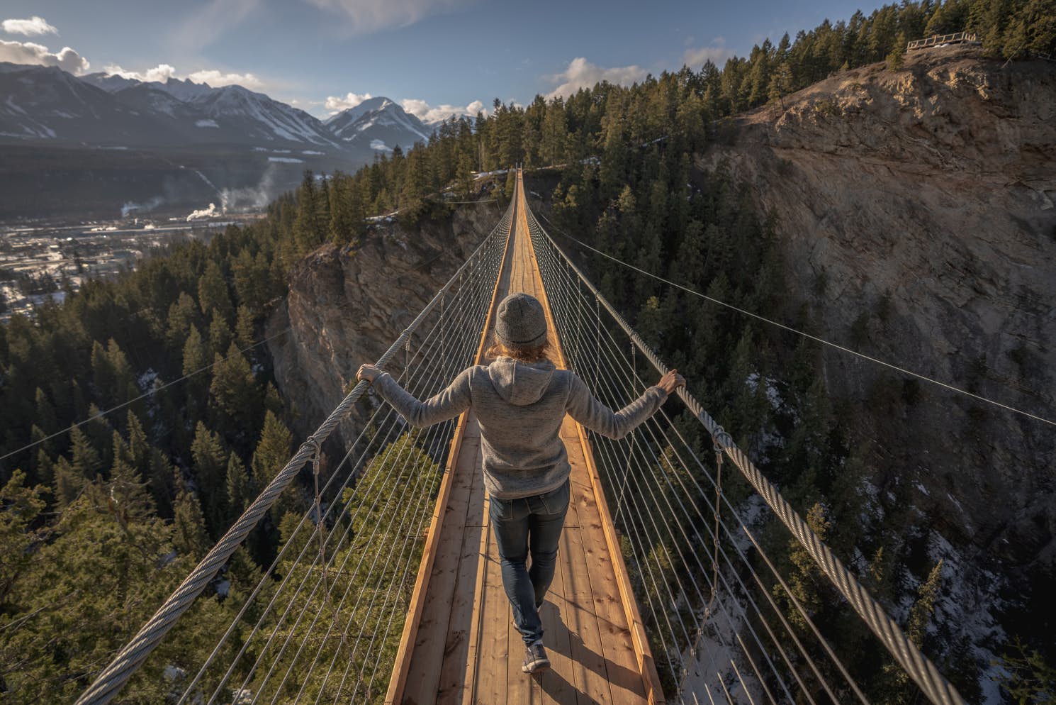 An incredible new suspension bridge is opening in Canada Lonely